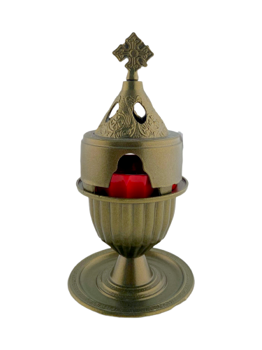 Kantili en métal - Lampe à l'huile orthodoxe 18 cm