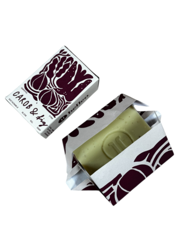 Savon à l'huile d'olive, caroube et figue HELLEO 125 g