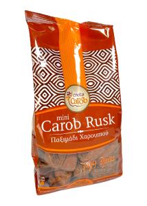 Biscottes salées à la caroube -  Paximadi sec - Carob Rusk Creta Carob 300 g