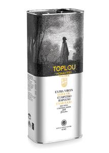 Huile d'olive vierge extra AOP de Sitia MONASTÈRE DE TOPLOU en bidon 4 l