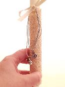 lambada - Bougies avec décoration faite main - Bracelet et Dentelle