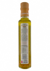 Huile d'olive vierge extra infusée à l'ail CRETAN MILL 250 ml