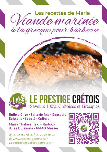 Fiche recette à télécharger - Viande marinée à la grecque pour barbecue