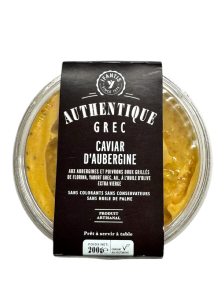 Tartinade caviar d'aubergine AUTHENTIQUE GREC BY IFANTIS 200 g