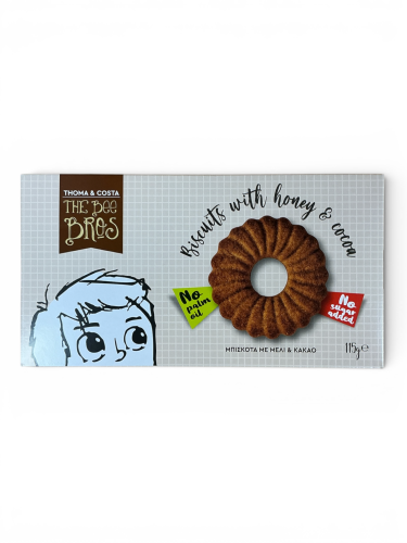 Biscuits au miel et cacao THE BEE BROS 115 g