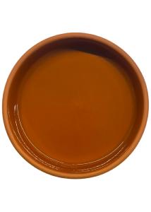Plat rond en terre cuite émaillé ESPIEL 4x21,5x21,5 cm