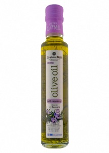 Huile dolive vierge extra infuse au romarin CRETAN MILL 250 ml