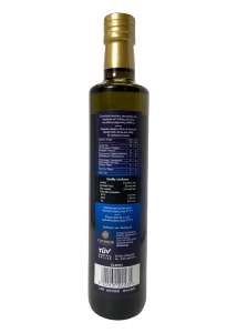 Huile d'olive extra vierge CHRYSANTHOS IGP 0,2 acidité 500 ml en bouteille