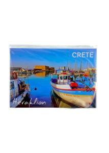 Magnet Souvenir de Crte-Grce HERAKLION 8cmx5cm