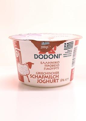 Yaourt grec à base de 100% lait de brebis grec Dodoni 200 g