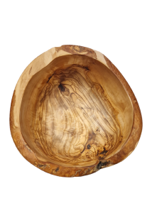Bol rustique en bois d’olivier RIZES 14 cm