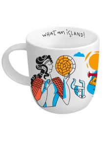 Mug céramique Crète Héraklion WHAT A BRAND