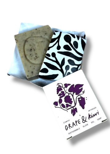 Savon à l'huile d'olive, raisin et kiwi HELLEO 30 g