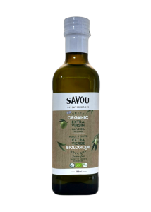 Huile d'olive extra vierge BIO SAVOU BY SAVOUIDAKIS en bouteille 500 ml