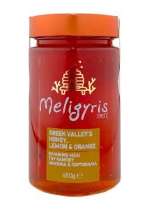 Miel grec avec des fleurs Citronniers et Orangers MELIGYRIS 450 g