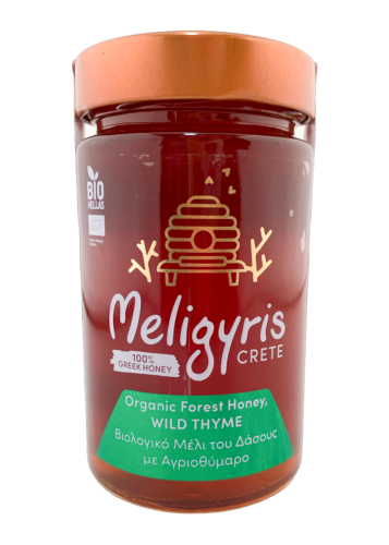 Miel au thym et Plantes BIO grec MELIGYRIS 450 g