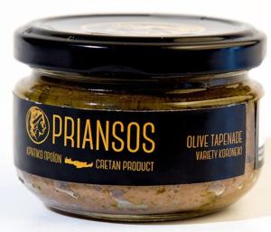  Pâte d'olives grec de variété Koroneiki Priansos 100 g