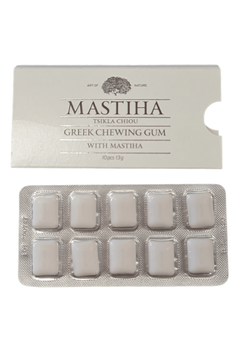 Chewing gum à l'huile de mastic de l'île de Chios MASTIHA 13 g