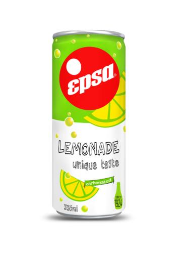 Limonade gazeuse grecque EPSA en canette 330 ml