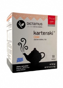 Infusion aromatique CHAI KARTERAKI en sachet DICTAMUS 10 sachets x 1 g