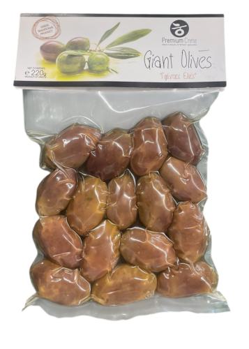 Olives géantes vertes de Grèce PREMIUM CRETE 220 g