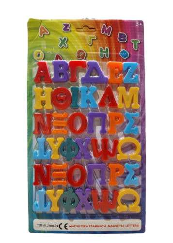 Lettres Magnétiques de l'alphabet grec 3x2 cm - 36 pièces