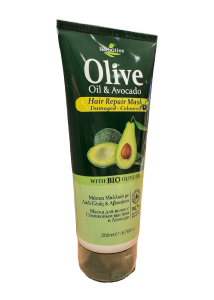 Masque cheveux à l'huile d'olive et à l'avocat HERBOLIVE 200 ml