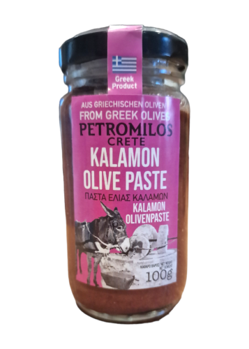 Tapenade d'olives noires de Kalamata PETROMILOS 100 g