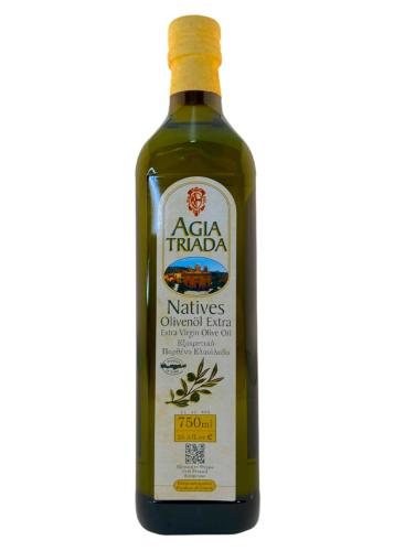 Huile d'olive extra vierge AGIA TRIADA bouteille en 750 ml