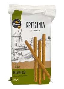 Gressins Crtois aux lgumes Vegan TSATSAKIS 200 g