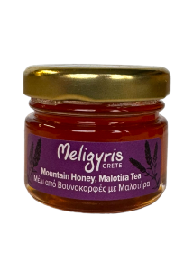 Miel de montagne avec Malotira "th de montagne" MELIGYRIS pour Box "Botes Cadeaux" 30 g