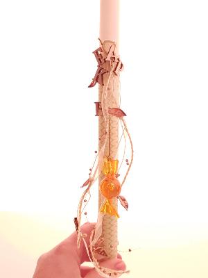 lambada - Bougies avec décoration faite main - Letrres