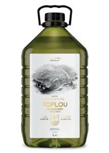 Huile d'olive vierge extra MONASTRE DE TOPLOU en pet 5 l