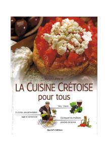 Livre - La Cuisine crtoise pour tous  by Myrsini Lambraki