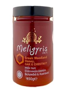 Miel de châtaignier grec MELIGYRIS 450 g - dmm 07.2024