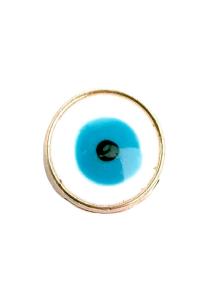 Perle-Pendentif il grec rond maill mtal or 1,15 cm