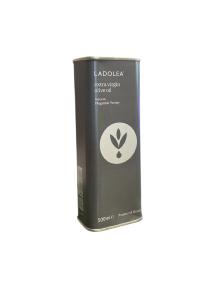 Huile d'olive extra vierge variété Megaritiki LADOLEA en bidon métallique noir 500 ml