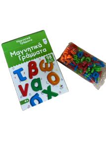 Lettres magnétiques grecques 98 pièces DESYLLAS