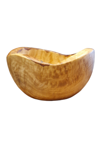 Bol rustique en bois d’olivier RIZES 12 cm