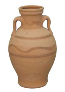 Pot stamnaki en terre cuite artisanale de Crète KRITIKA CERAMICA modèle 30 cmX25 cm