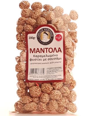 Cacahuètes grecques caramélisées au sésame et au miel  ELLIE 220 g