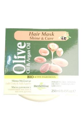 Masque de cheveux à l 'huile d'olive et à l' huile d'argan 250 ml