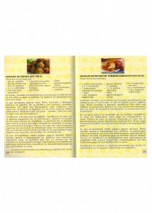 Livre de cuisine thématique "MEZZES" en grec  12x15cm 64 pages