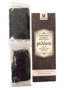 Barre de sésame noir "pasteli" au miel & à la cannelle  PATRIKON 60 g