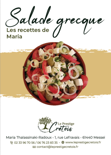 Fiche recette à télécharger - Salade grecque