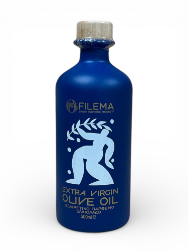 Huile d’olive vierge extra de Crète FILEMA bouteille céramique 500 ml
