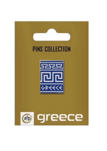 Pin’s méandre grec – Motif de la Grèce antique ATP 3 cm