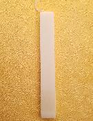 Bougie rectangulaire beige clair 3,5X1,5 cm & 27 cm hauteur