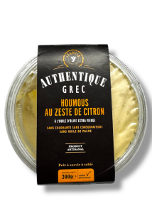 Tartinade Houmous au zeste de citron AUTHENTIQUE GREC BY IFANTIS 200 g