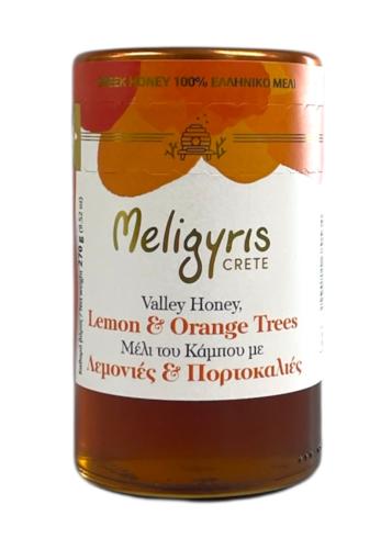 Miel de Vallée fleur d’oranger et citronnier MELIGYRIS 270 g